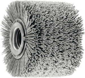 Cepillo satinador Nailon de rectificado 1,2 mm, SiC 80